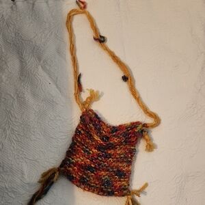 Colorful Knit Crossbody Bag